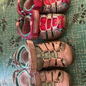 Cat & Jack toddler Afton Hiking Sandal lot of 2 size 5